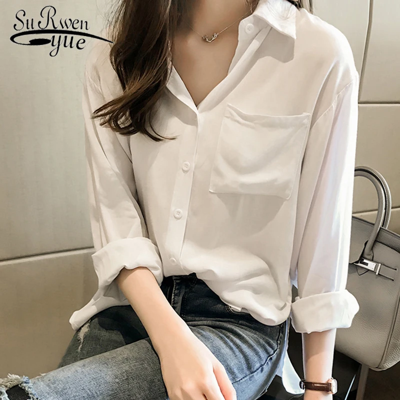 Fashion woman blouses 2019 long sleeve women shirts office work wear white blouse shirt plus size women tops blusas 2071 50
Fashion woman blouses 2019 long sleeve women shirts office work wear white blouse shirt plus size women tops blusas 2071 50