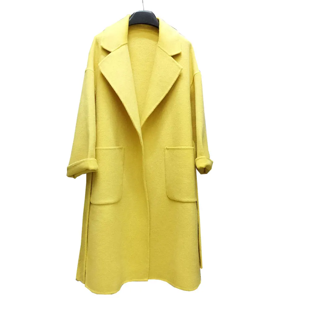 Sherhure 2019 Turn Down Collar Women Wool Coat Loose Style Oversize Women Woolen Long Coat Winter Wool Jacket Casaco Feminino
Sherhure 2019 Turn Down Collar Women Wool Coat Loose Style Oversize Women Woolen Long Coat Winter Wool Jacket Casaco Feminino