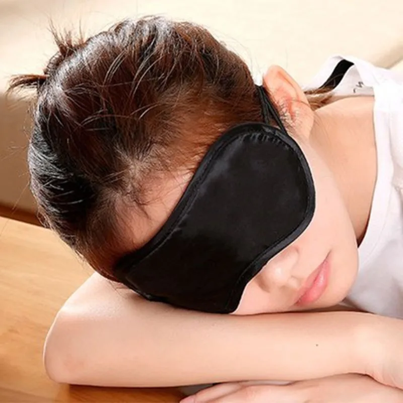 5 X NOIR VOYAGE YEUX MASQUE MASQUES SOMMEIL SOMMEIL RELAXANT BANDEAU EYEMASK 