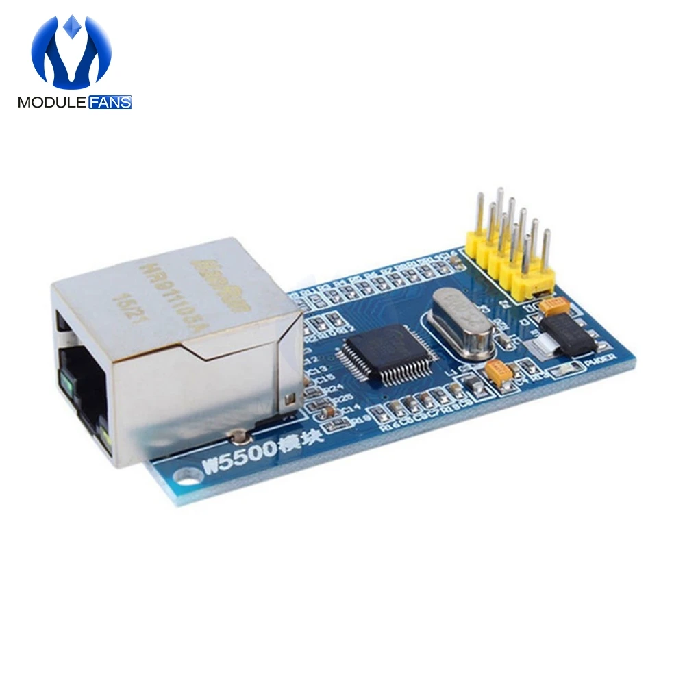Сетевые модули для Arduino W5500 Ethernet интерфейса TCP/IP 51/STM32 SPI 3 В 5 в I/O MCU|module for arduino|module