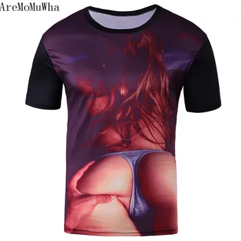 AreMoMuWha Men's sports trend 3D printed short sleeve 3D Sexy Girl Printed Round Neck Short Sleeve T-Shirt Quick drying QX138
AreMoMuWha Men's sports trend 3D printed short sleeve 3D Sexy Girl Printed Round Neck Short Sleeve T-Shirt Quick drying QX138