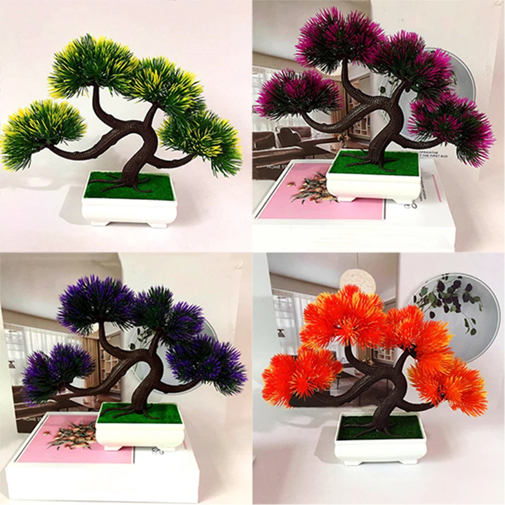 2019 New Greeting Pine Lotus Pine Tree Simulation Flower Artificial Plant Bonsai Fake Green Pot Plants For Home Decoration Gift
2019 New Greeting Pine Lotus Pine Tree Simulation Flower Artificial Plant Bonsai Fake Green Pot Plants For Home Decoration Gift