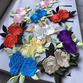 20Pcs/Lot Red Rose Embroidered Patches Small Flower Applique Iron Stick On Clothes Can Mix Color
20Pcs/Lot Red Rose Embroidered Patches Small Flower Applique Iron Stick On Clothes Can Mix Color