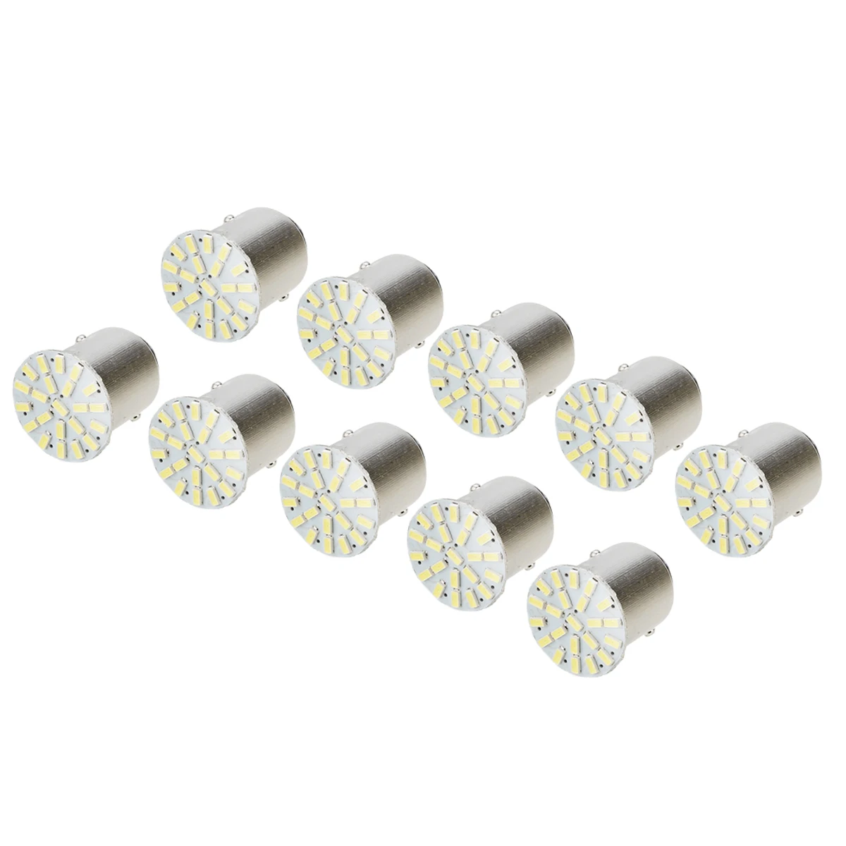 10pcs/set Car Brake Lihgts 1157 BAY15D 3014 22 SMD LED Car Tail Stop Brake Turn Signal Light 6500-7500K White Signal Bulb