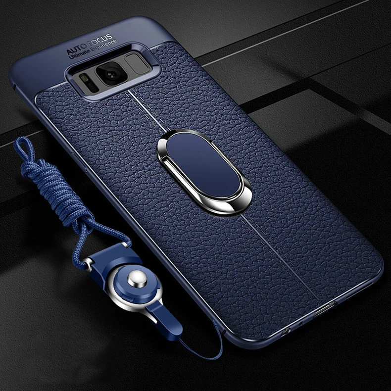 Magnetic Ring Bracket Shockproof Rugged Armor Cover for Samsung S10 S10Plus S10E Note 8 Note 9 S8 S9 Plus With Strap
Magnetic Ring Bracket Shockproof Rugged Armor Cover for Samsung S10 S10Plus S10E Note 8 Note 9 S8 S9 Plus With Strap
