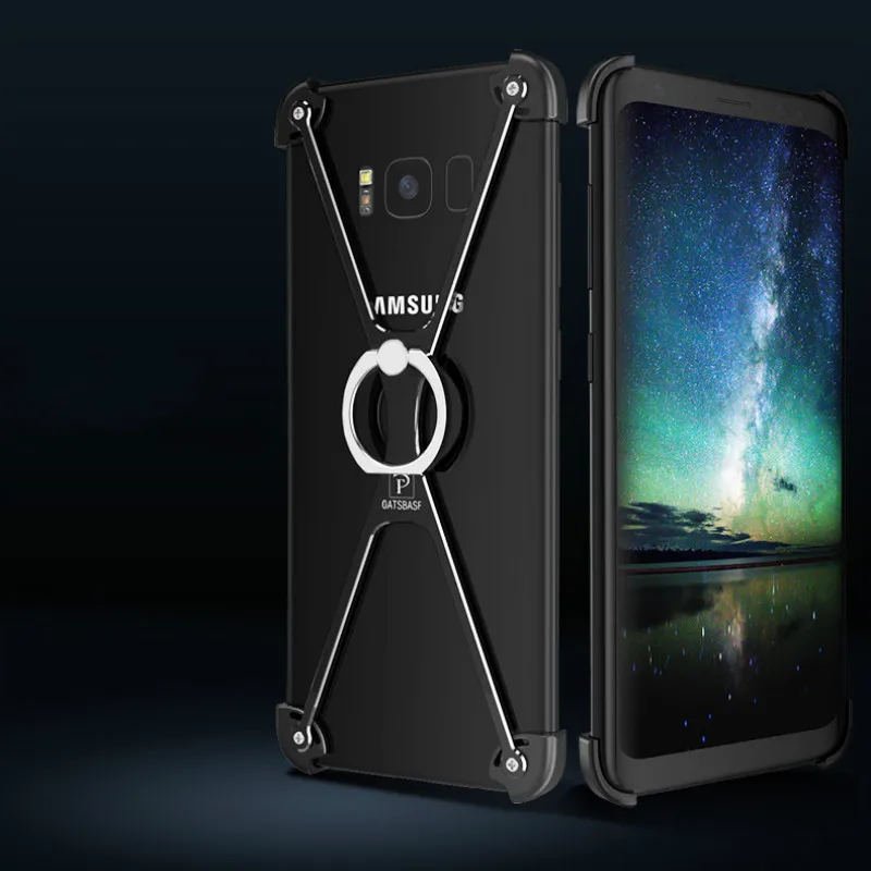 X Форма с кольцом для samsung S9/S9 плюс роскошный личности в виде ракушки S9 металла и