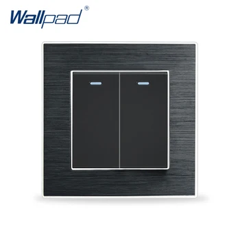 2 Gang intermediate Switch 3 Way Switches Wallpad Luxury Wall Light Switch Satin Metal Panel
2 Gang intermediate Switch 3 Way Switches Wallpad Luxury Wall Light Switch Satin Metal Panel
