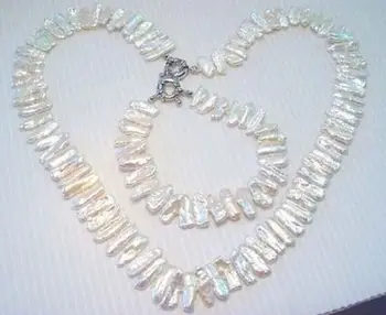 Women Gift word Love Shipping >>>>> white Biwa pearl necklace 45cm & 19cm Bracelet Set new-jewelry
Women Gift word Love Shipping >>>>> white Biwa pearl necklace 45cm & 19cm Bracelet Set new-jewelry