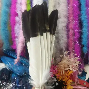 10 rare two-color hawk feather length 45-50 cm / 18-20 inch DIY eagle feather jewelry decoration
10 rare two-color hawk feather length 45-50 cm / 18-20 inch DIY eagle feather jewelry decoration