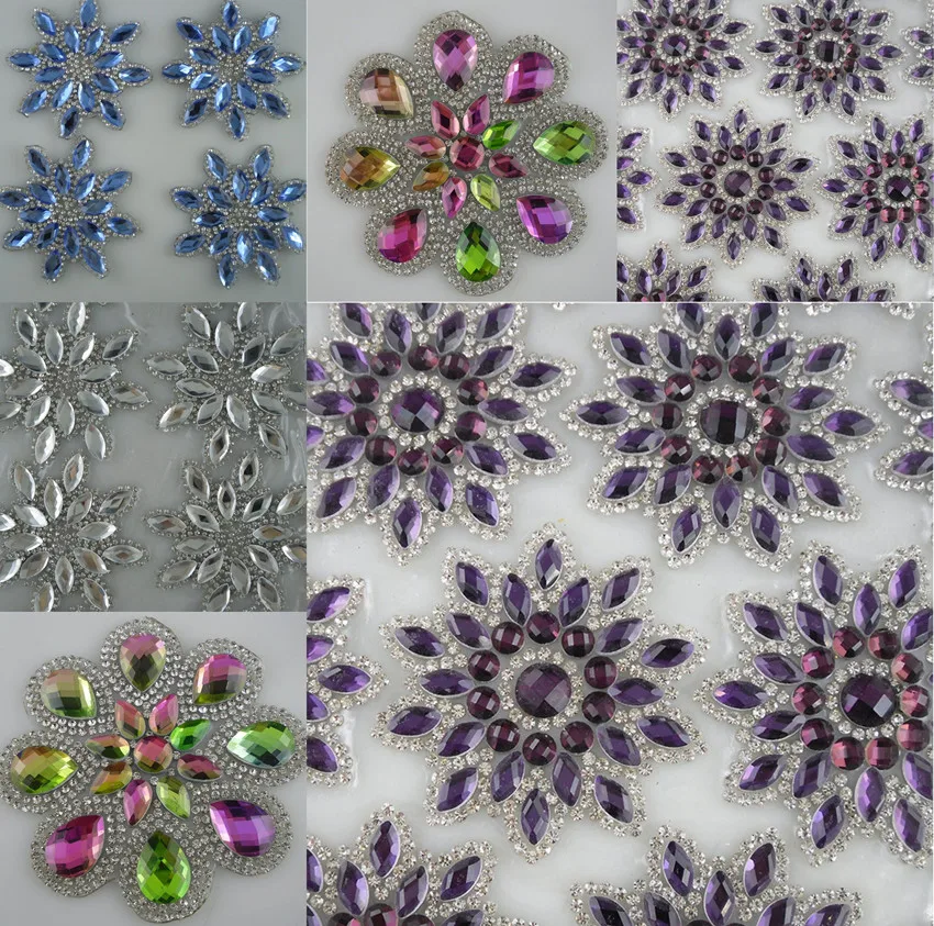Diy Hotfix iron clear purple blue glass faceted rhinestones fashion applique fit shoes bag clothing decorations flower shape 1pc
Diy Hotfix iron clear purple blue glass faceted rhinestones fashion applique fit shoes bag clothing decorations flower shape 1pc