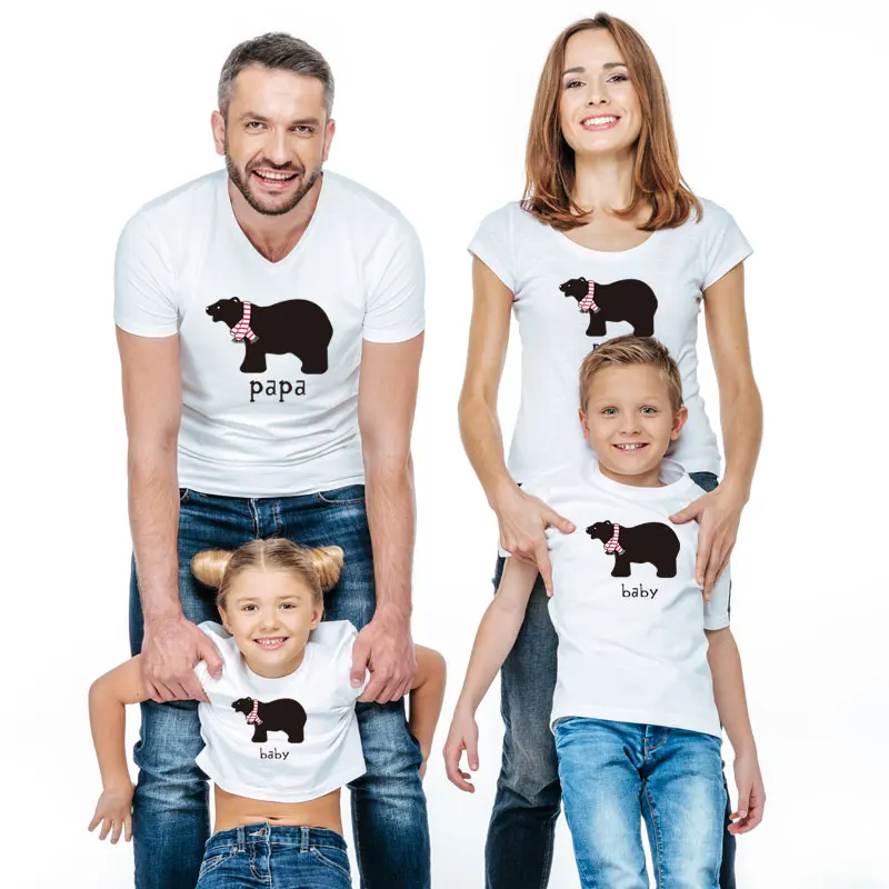 family look t shirt matching outfits mama bear baby clothes mommy and me mother daughter father son big sister look dress Chri
family look t shirt matching outfits mama bear baby clothes mommy and me mother daughter father son big sister look dress Chri