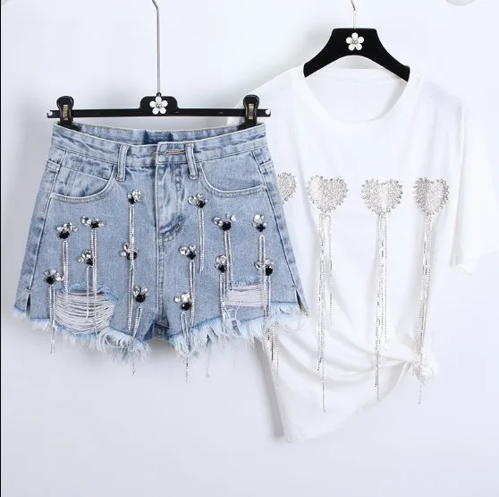 European Studded Jeans Woman 2019 Spring Trousers High Waist Slim Fringed Beaded Diamond Jeans Lady High Street Denim Pants
European Studded Jeans Woman 2019 Spring Trousers High Waist Slim Fringed Beaded Diamond Jeans Lady High Street Denim Pants