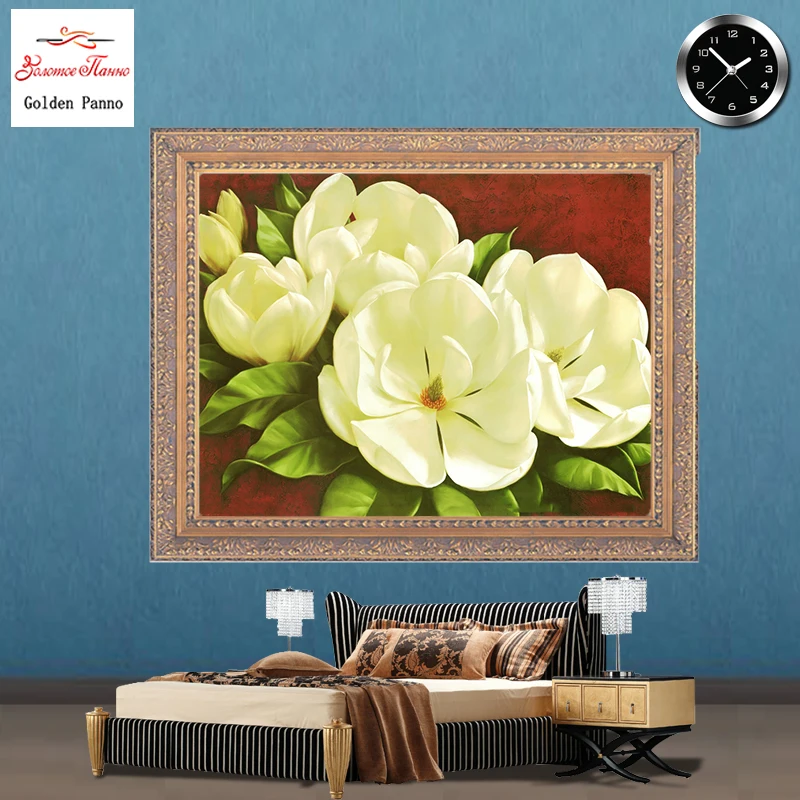 Golden Panno, flower Pattern, DIY Handmade 3D Printed Fabric 11CT 14CT Needlework Embroidery Counted Cross Stitch Kit
Golden Panno, flower Pattern, DIY Handmade 3D Printed Fabric 11CT 14CT Needlework Embroidery Counted Cross Stitch Kit