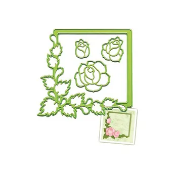 YaMinSanNiO Frame Roses Flower Metal Cutting Dies Scrapbooking for Card Making DIY Embossing Cuts New Craft Cute Photo Album
YaMinSanNiO Frame Roses Flower Metal Cutting Dies Scrapbooking for Card Making DIY Embossing Cuts New Craft Cute Photo Album