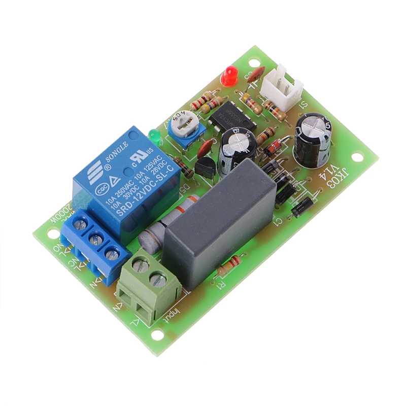 

AC 220V Trigger Delay Switch Turn On Off Board Timer Relay Module PLC Adjustable