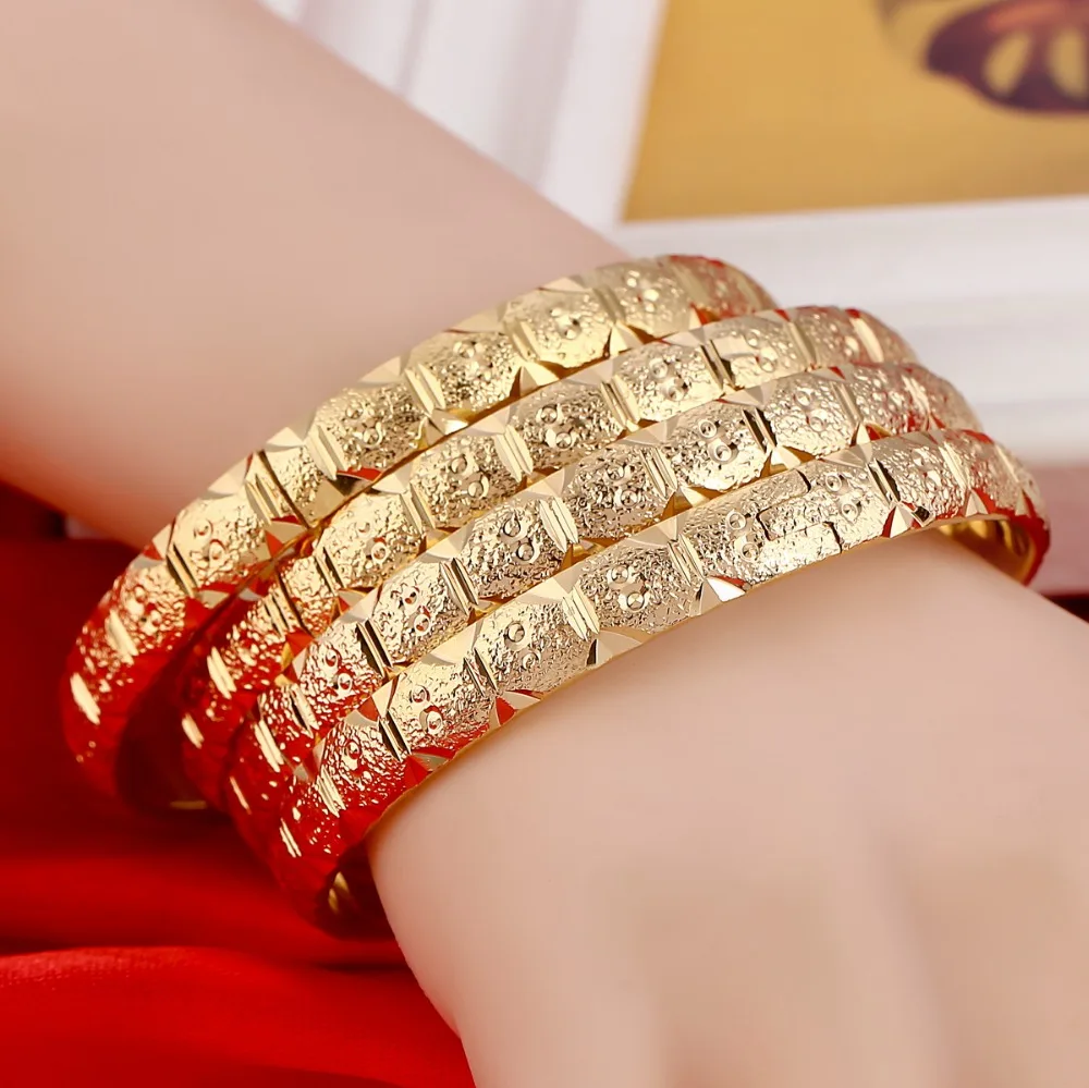 8MM Total 4pcs 2017 New Arrival Bangle Jewelry Duabi Ethiopian Gold Bangles&Bracelets Jewelry Women Gift
8MM Total 4pcs 2017 New Arrival Bangle Jewelry Duabi Ethiopian Gold Bangles&Bracelets Jewelry Women Gift