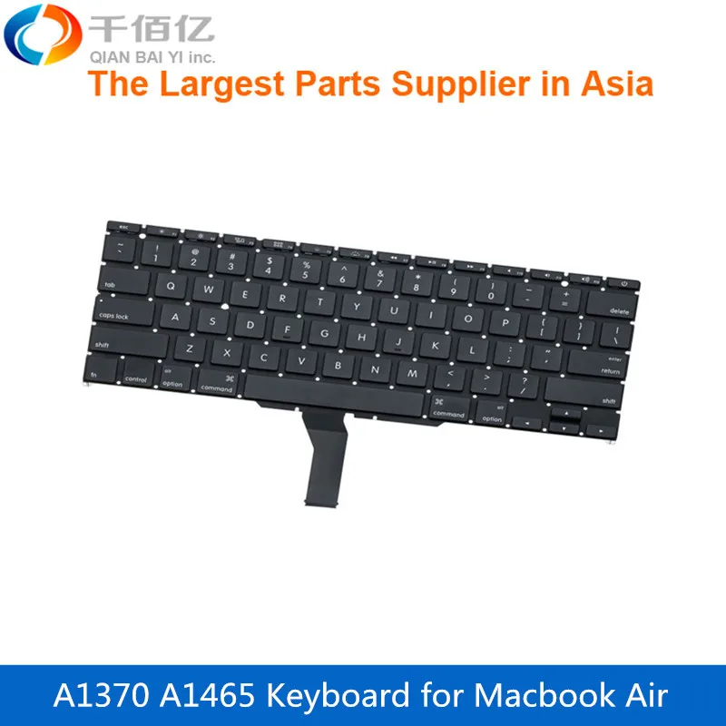 Original New Replacement A1370 A1465 US Keyboard for Macbook Air 11' 2011-2015 without backlight
Original New Replacement A1370 A1465 US Keyboard for Macbook Air 11' 2011-2015 without backlight