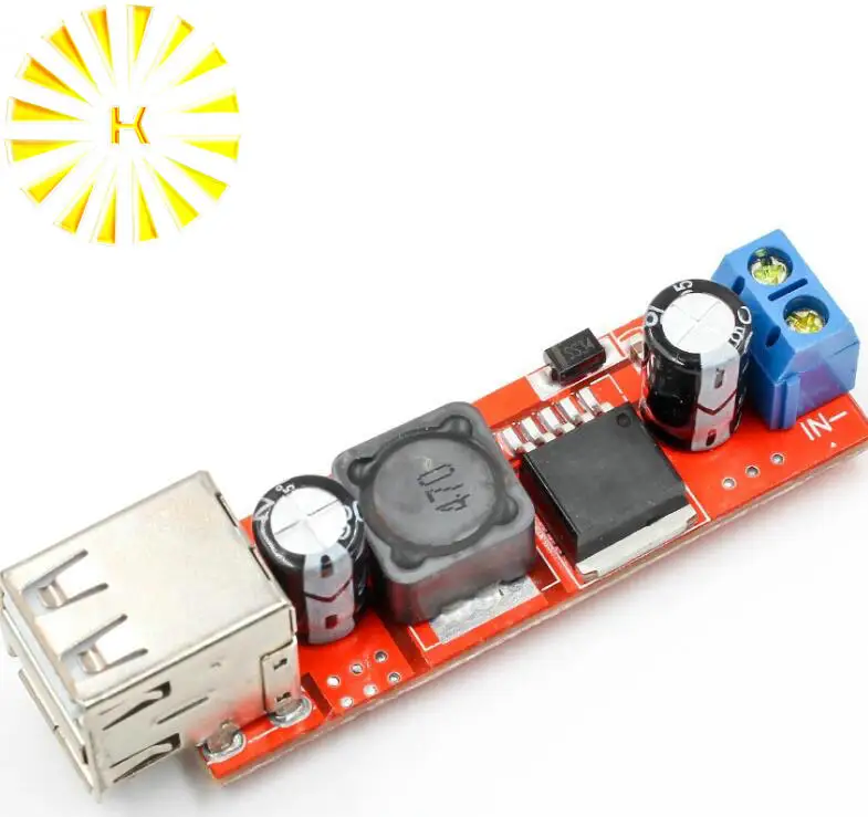 Dual USB Output 9V / 12V / 24V / 36V Car Charger Switch 5V DC-DC Power Supply Module 3A Buck Regulator Connector
Dual USB Output 9V / 12V / 24V / 36V Car Charger Switch 5V DC-DC Power Supply Module 3A Buck Regulator Connector