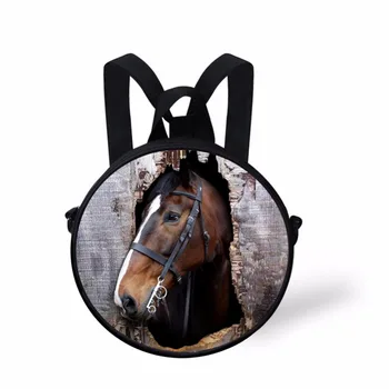 Noisy Designs 3D Horse Animal Print Kids Round Schoolbag for Kindergarten Baby Boys Casual Student Book Bags Mini Kids Backpack
Noisy Designs 3D Horse Animal Print Kids Round Schoolbag for Kindergarten Baby Boys Casual Student Book Bags Mini Kids Backpack