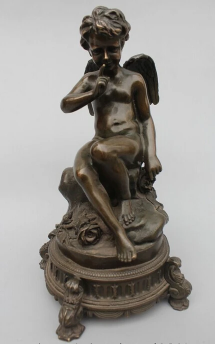 Details about 12"Western Art sculpture Bronze MarbleLucky Boy Angell Men Statue R0715 Discount 35%
Details about 12"Western Art sculpture Bronze MarbleLucky Boy Angell Men Statue R0715 Discount 35%