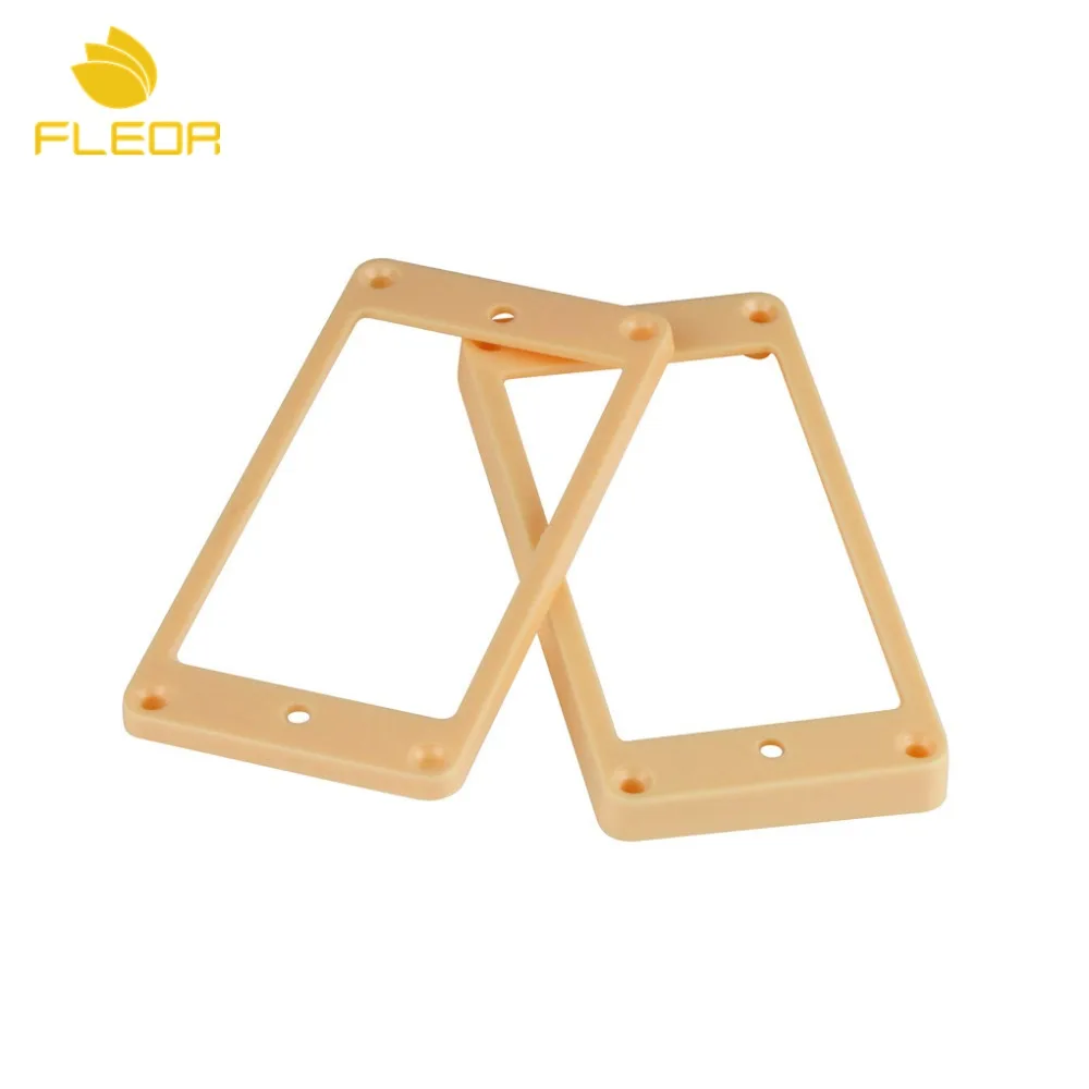FLEOR 2 Sets Cream Electric Guitar Pickup Humbucker Flat Frame Mounting Rings Neck& Bridge Set Guitar Parts & Accessories
FLEOR 2 Sets Cream Electric Guitar Pickup Humbucker Flat Frame Mounting Rings Neck& Bridge Set Guitar Parts & Accessories