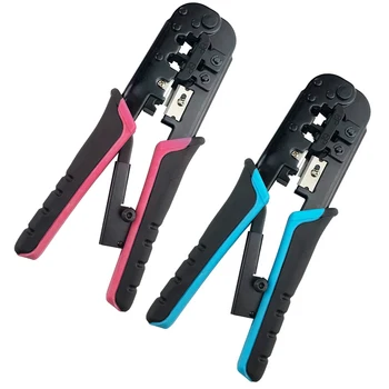 Cat5 Cat6 Crimping Pliers Dual-modular Crimping Tool Wire Stripper RJ45 RJ-12 RJ11 Network Tools Multi Function
Cat5 Cat6 Crimping Pliers Dual-modular Crimping Tool Wire Stripper RJ45 RJ-12 RJ11 Network Tools Multi Function