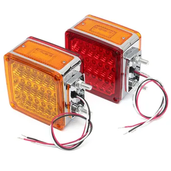 2Pcs 39LED Double Face Stud Mount Cab Fender High Power Low Consumption Long Life Stop Turn Signal Tail Light Amber/Red#287649
2Pcs 39LED Double Face Stud Mount Cab Fender High Power Low Consumption Long Life Stop Turn Signal Tail Light Amber/Red#287649