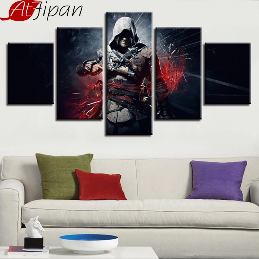 Movie Role Paintings Art Posters Modern Prints Artworks Decor For Living Room Wall HD Framework 5 Pieces Modular Pictures Canvas
Movie Role Paintings Art Posters Modern Prints Artworks Decor For Living Room Wall HD Framework 5 Pieces Modular Pictures Canvas
