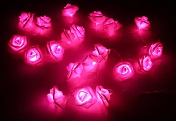 2.2M 20LED Rose Flower Fairy String Light For Wedding Party Christmas Decoration Charming Lights Make Around More Beautiful
2.2M 20LED Rose Flower Fairy String Light For Wedding Party Christmas Decoration Charming Lights Make Around More Beautiful