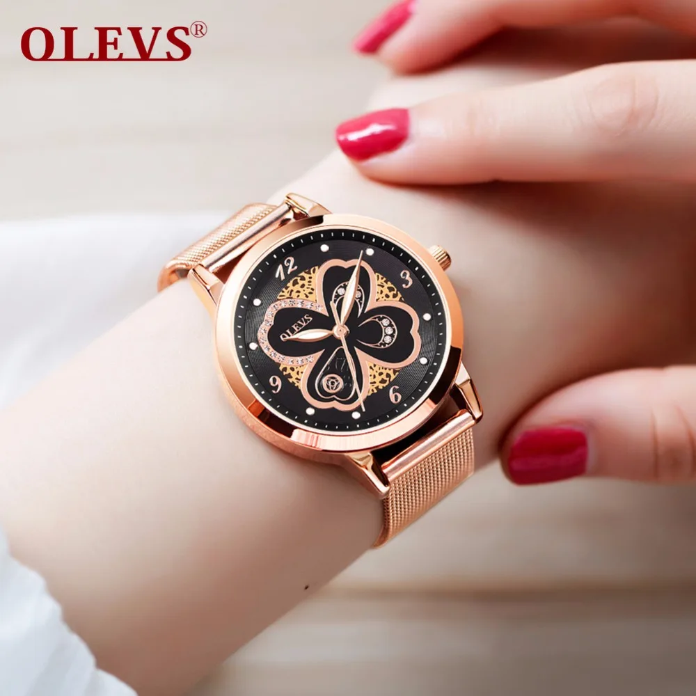 OLEVS 2018 Ladies Rose gold Mesh Stainless Steel Watches Women Watch Luxury Casual Clock Ladies Wrist Watch montre femme relogio
OLEVS 2018 Ladies Rose gold Mesh Stainless Steel Watches Women Watch Luxury Casual Clock Ladies Wrist Watch montre femme relogio