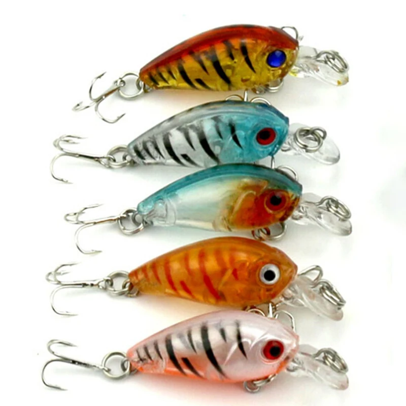 1Pcs 4g 4.5cm Hard Mini Bait Spinner Minnow Chubby Lure Crankbait Baits Popper Hooks 3D Eyes Water Depth 0-0.5M 9 Colors
1Pcs 4g 4.5cm Hard Mini Bait Spinner Minnow Chubby Lure Crankbait Baits Popper Hooks 3D Eyes Water Depth 0-0.5M 9 Colors