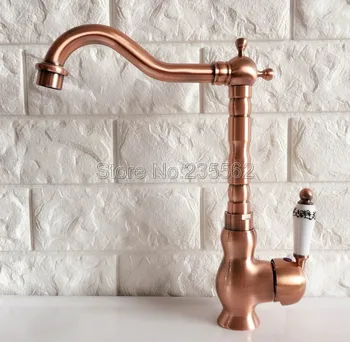 Antique Red Copper Kitchen Sink Faucet Swivel Spout Washbasin Faucets Cold and Hot Water Mixer Bathroom Taps Deck Mounted lnf406
Antique Red Copper Kitchen Sink Faucet Swivel Spout Washbasin Faucets Cold and Hot Water Mixer Bathroom Taps Deck Mounted lnf406