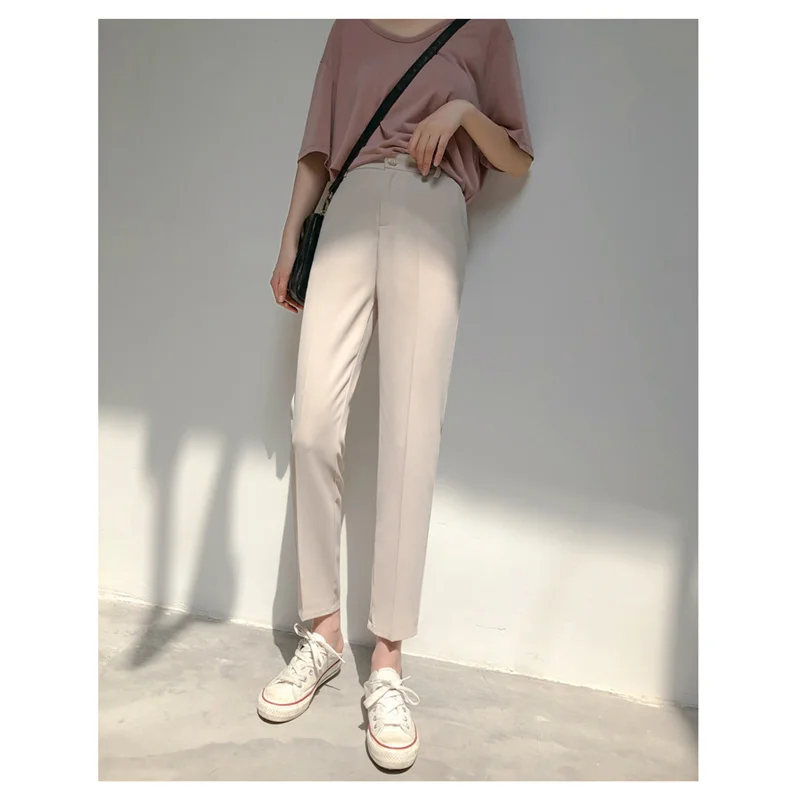 JUJULAND OL Style White Women Pants Casual Sashes Pencil Pant High Waist Elegant Work Trousers Female Casual pantalon femme 835
JUJULAND OL Style White Women Pants Casual Sashes Pencil Pant High Waist Elegant Work Trousers Female Casual pantalon femme 835
