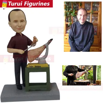 personalized bobble head figures custom dolls with your face clay figures sculpture Barbecue master bobblehead customized dolls
personalized bobble head figures custom dolls with your face clay figures sculpture Barbecue master bobblehead customized dolls