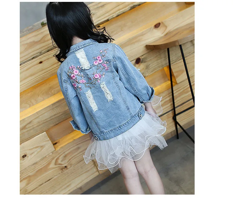 Embroidered Florals Denim Jackets For Teens Girls Autumn 2019 Fashion Broken Hole Jeans Coats Clothing Children Outerwear Tops (5).jpg