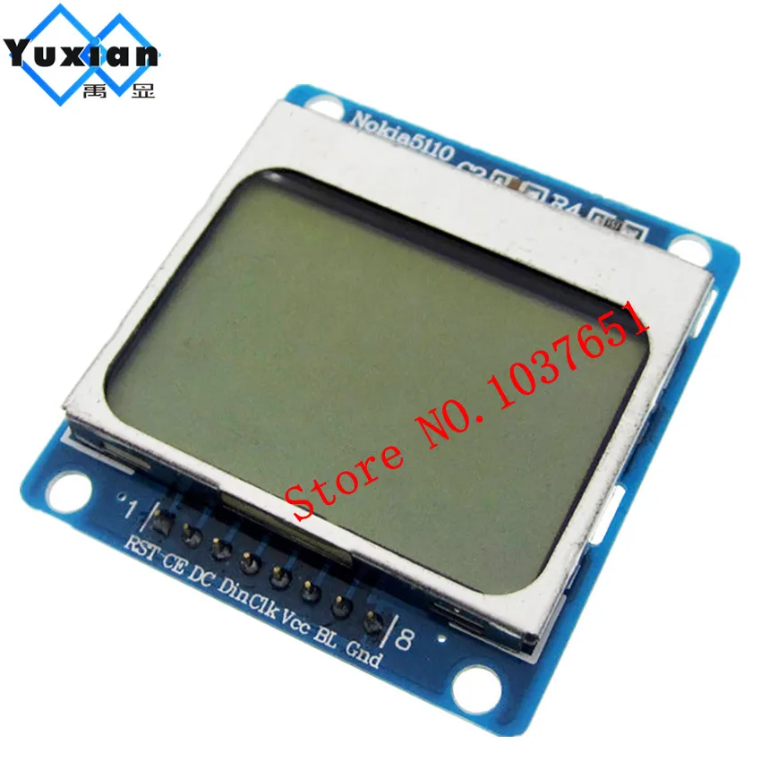 1pcs nokia5110 LCD Module microcontroller development blue board compatible with the Nokia 3310 to send data LCD5110
1pcs nokia5110 LCD Module microcontroller development blue board compatible with the Nokia 3310 to send data LCD5110