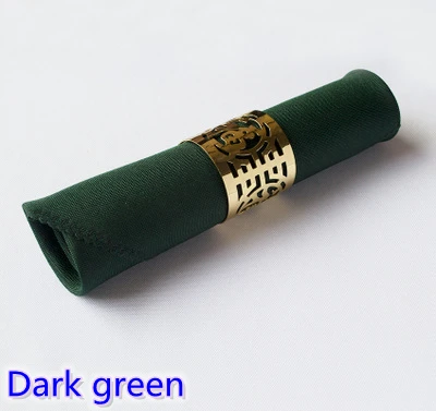 Dark green Napkins plain polyester Napkins for wedding hotel and restaurant table decoration wrinkle and stain resistant
Dark green Napkins plain polyester Napkins for wedding hotel and restaurant table decoration wrinkle and stain resistant