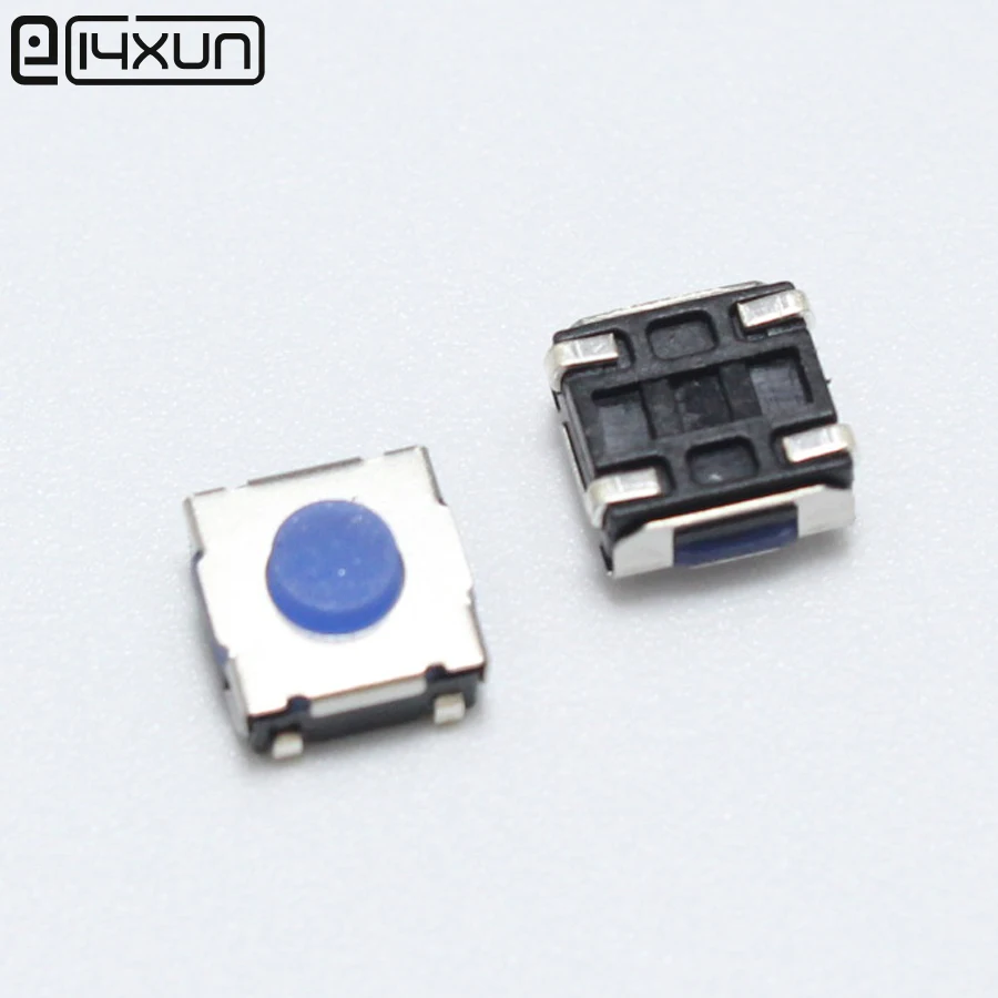 

10pcs 6*6*3.4mm Waterproof Silicone Tact Switch 6x6x3.4mm Micro Push Button Tactile Switchs Transparent Blue