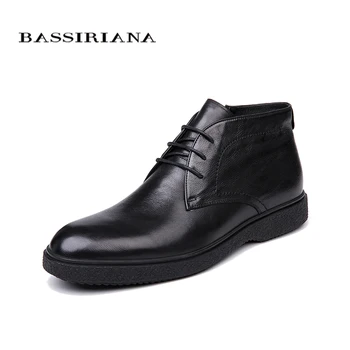 BASSIRIANA brand 2018 quality genuine leather winter shoes men's warm shoes men's round toe Size 39-45 Free Shipping
BASSIRIANA brand 2018 quality genuine leather winter shoes men's warm shoes men's round toe Size 39-45 Free Shipping