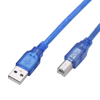 10 pcs 30cm USB 2.0 Printer Cable Type A Male to Type B Male Dual Shielding High Speed Transparent Blue
10 pcs 30cm USB 2.0 Printer Cable Type A Male to Type B Male Dual Shielding High Speed Transparent Blue