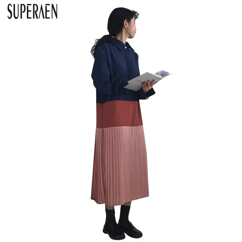 SuperAen 2019 Spring New Korean Style Women Dress Cotton Long Sleeve Wild Dress Female Casual Fashion Women Clothing
SuperAen 2019 Spring New Korean Style Women Dress Cotton Long Sleeve Wild Dress Female Casual Fashion Women Clothing