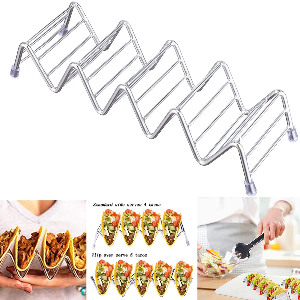 stainless Steel Holder Food Hold Rack Hot Dog Wave Shaped Pizza Taco Holder Corn Rolls Display Holders Kitchen Restaurant Tool
stainless Steel Holder Food Hold Rack Hot Dog Wave Shaped Pizza Taco Holder Corn Rolls Display Holders Kitchen Restaurant Tool