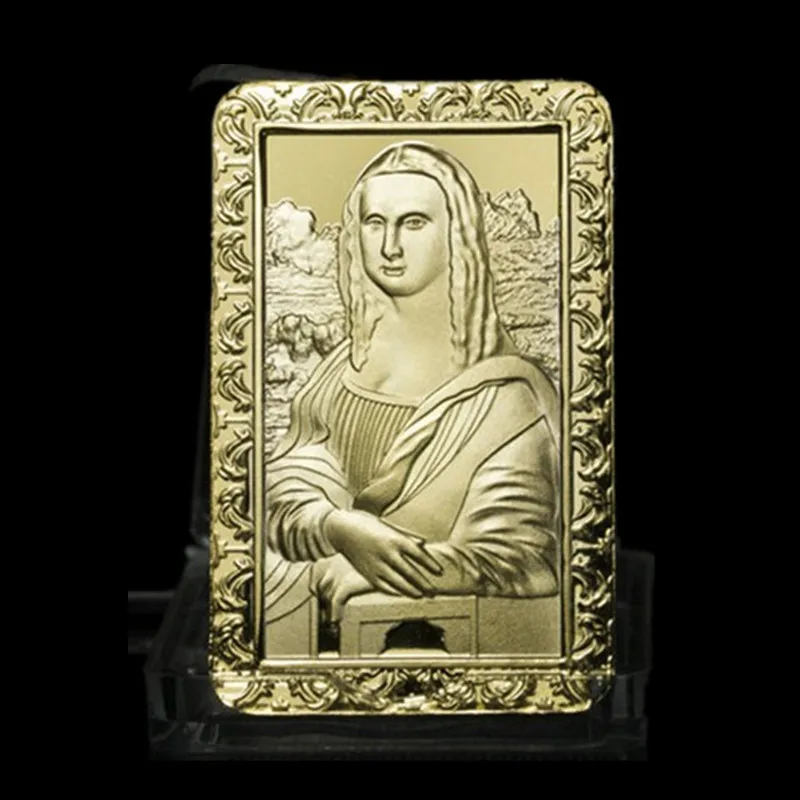 Набор слитков Monalisa, брусок из настоящего золота с покрытием 24-каратным золотом 1 унция, 50 мм x 28 мм, коллекционные бруски для украшения дома, 20 шт.
Набор слитков Monalisa, брусок из настоящего золота с покрытием 24-каратным золотом 1 унция, 50 мм x 28 мм, коллекционные бруски для украшения дома, 20 шт.