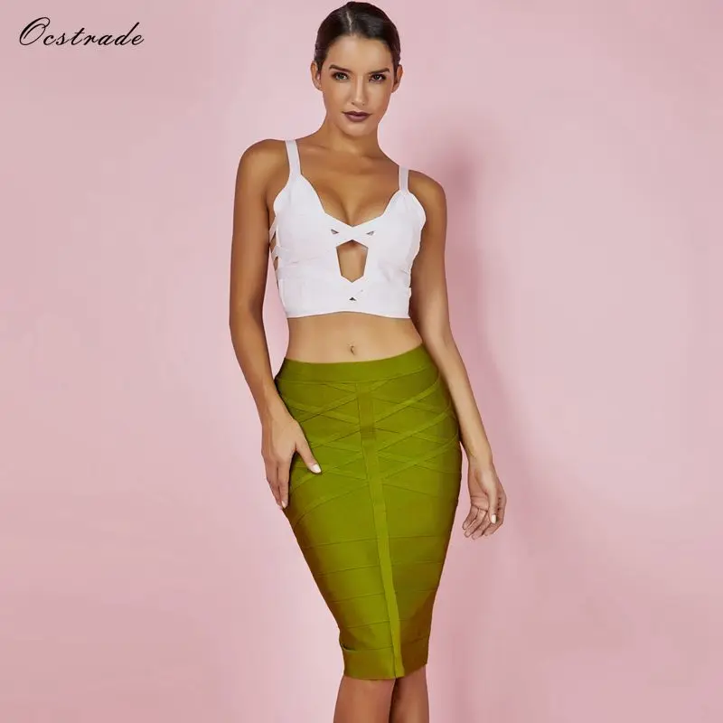 Ocstrade New Arrival Summer 2019 Women Two Piece Bandage Set Sexy Cut Out White and Green Bodycon Bandage Dress 2 Piece
Ocstrade New Arrival Summer 2019 Women Two Piece Bandage Set Sexy Cut Out White and Green Bodycon Bandage Dress 2 Piece