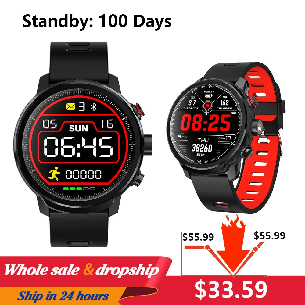2019 L5 Smart Watch Men IP68 Waterproof Multiple Sports Modes Music Heart Rate Pedometer Weather Forecast Bluetooth Smartwatch
2019 L5 Smart Watch Men IP68 Waterproof Multiple Sports Modes Music Heart Rate Pedometer Weather Forecast Bluetooth Smartwatch