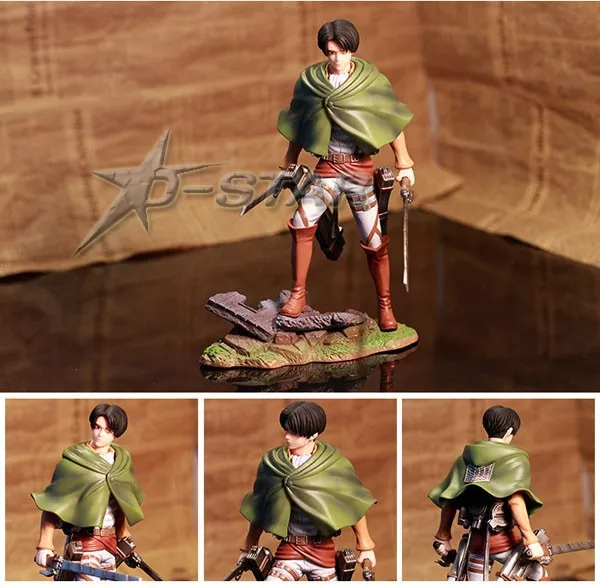 EMS Shipping 6pcs Cool 8" Attack on Titan Shingeki no Kyojin Scouting Legion Levi PVC Action Figure Model Collection Toy Gift
EMS Shipping 6pcs Cool 8" Attack on Titan Shingeki no Kyojin Scouting Legion Levi PVC Action Figure Model Collection Toy Gift