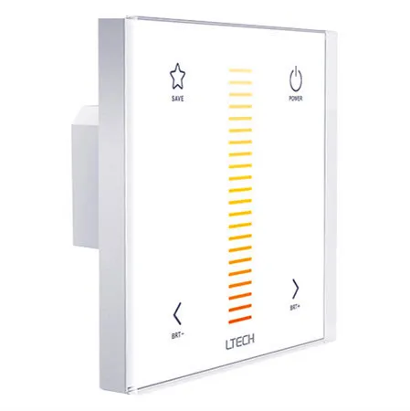 model: E2; LED Dimming Touch Panel;DC12-24V input;4A*2CH A output;for CCT dimmering 
model: E2; LED Dimming Touch Panel;DC12-24V input;4A*2CH A output;for CCT dimmering