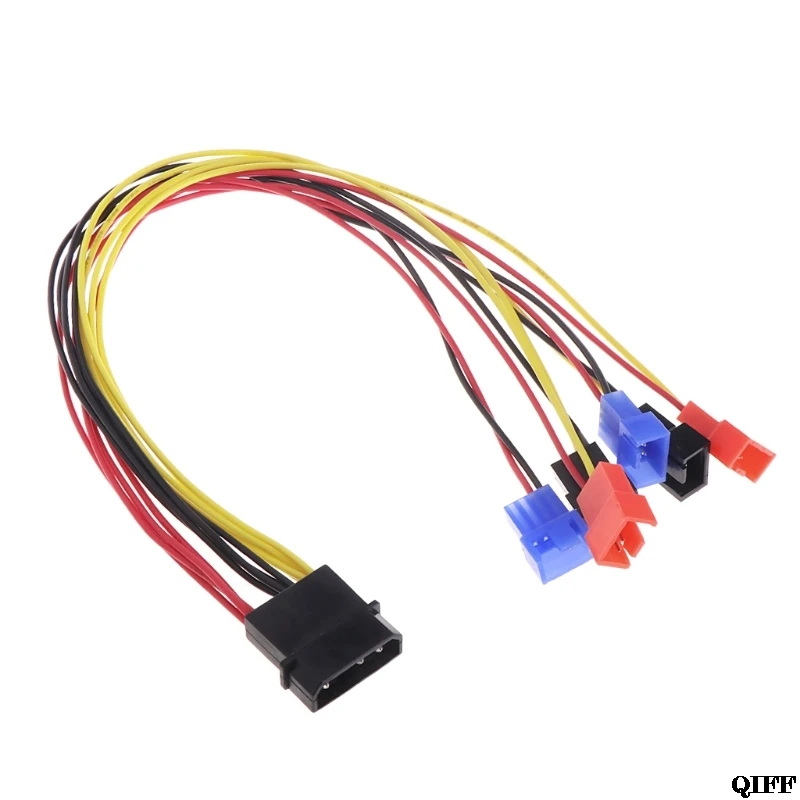 Drop Ship&Wholesale 4-Pin IDE Molex To 6-Port Cooling Fan 2-Pin Splitter Power PC DIY Adapter Cable APR28
Drop Ship&Wholesale 4-Pin IDE Molex To 6-Port Cooling Fan 2-Pin Splitter Power PC DIY Adapter Cable APR28