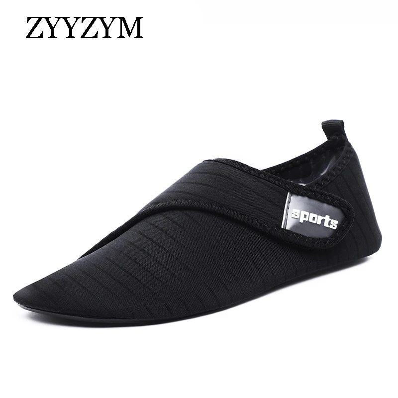 

ZYYZYM Soft Strech Fabric Wading Men Shoes Unisex Summer Waterproof Water Shoes Ventilation Beach Shoes Women Fitness Shoes