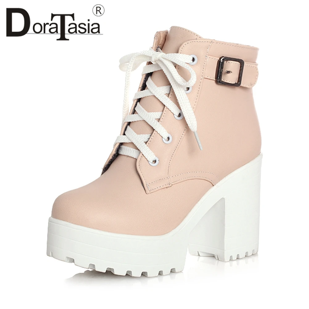DORATASIA 2019 New Big Size 33-43 Fashion non-slip Platform Booties Women 2019 Winter Warm Plush Boots High Heels Shoes Woman
DORATASIA 2019 New Big Size 33-43 Fashion non-slip Platform Booties Women 2019 Winter Warm Plush Boots High Heels Shoes Woman